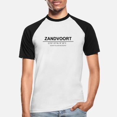 Coordinates Zandvoort Coordinates - Zandvoort coordinates - Men&#39;s Baseball T-Shirt