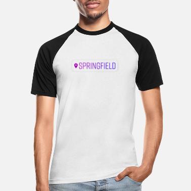 Springfield Emplacement Instagram Springfield - T-shirt baseball Homme