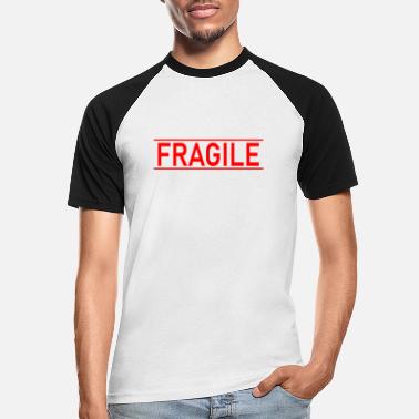 Fragil FRAGILE - Baseball T-skjorte for menn