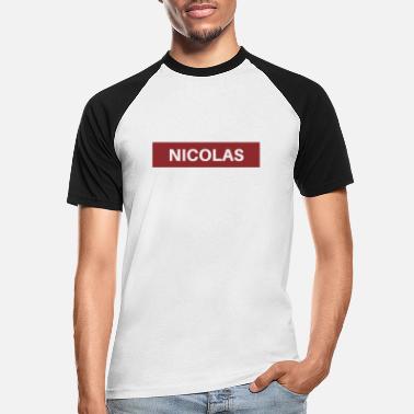 Nicolás Nicolas - Baseball T-skjorte for menn
