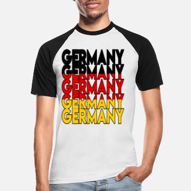 Duitsland Duitsland Duitsland Ik hou van Duitsland - Mannen baseball T-Shirt