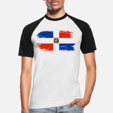 Dominikanische Republik Flagge Herren T-Shirt Welt Dominica - Country