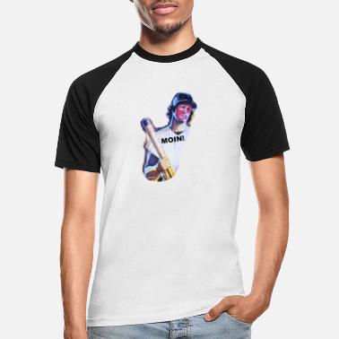 ZoffArt MOIN! - Männer Baseball T-Shirt