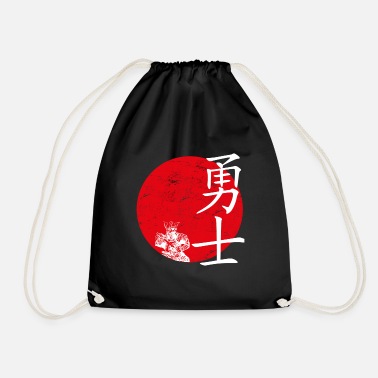 Japanese Warriors Japanese Art - Drawstring Bag