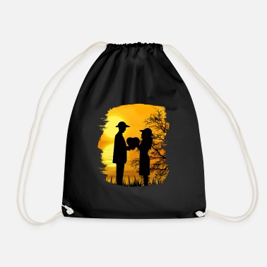 Romantic romantic - Drawstring Bag