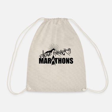 Marathon Marathon Marathon Marathon Marathon - Drawstring Bag