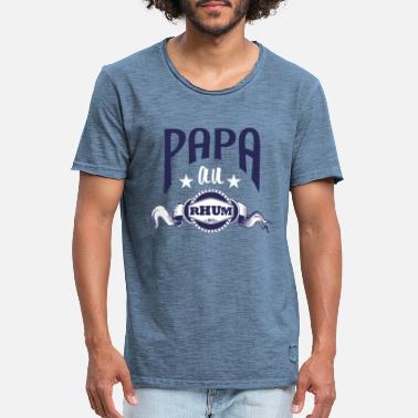 Papa au Rhum - T-shirt vintage Homme