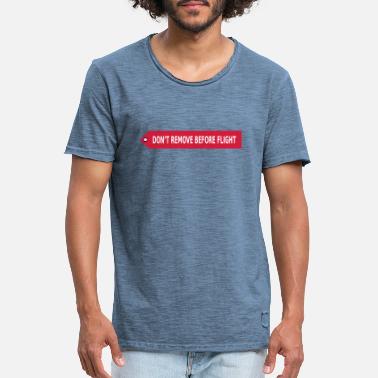 Fjerne FJERN FØR - Vintage T-skjorte for menn
