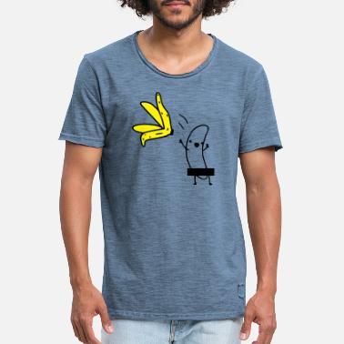 Strip Bananen Striptease - Männer Vintage T-Shirt