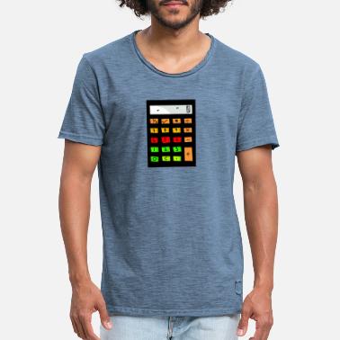 Kalkulator kalkulator - Vintage T-skjorte for menn
