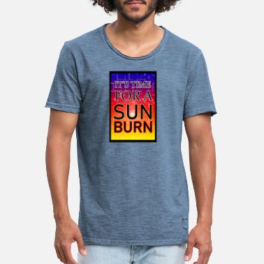 Solbrent solbrenthet - Vintage T-skjorte for menn