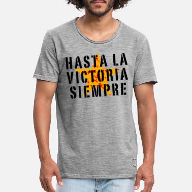 Victoria Hasta la victoria siempre - Camiseta vintage hombre
