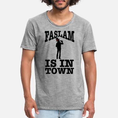 Harburg Faslamisintown - Vintage T-skjorte for menn