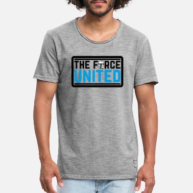 The Force The Force United - Vintage T-skjorte for menn