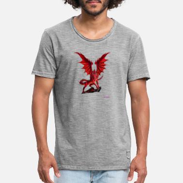 Dragon Rouge Dragon Rouge - T-shirt vintage Homme