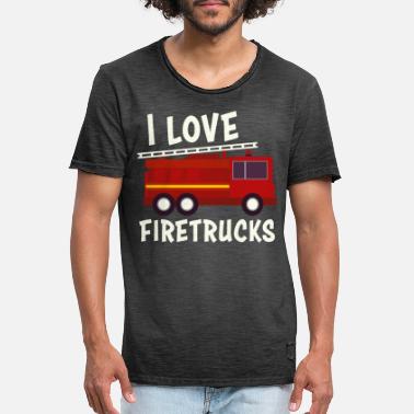 Fire Fire engine fire engine - Men&#39;s Vintage T-Shirt
