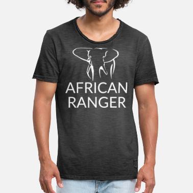 Ranger AFRIKAN RANGERI - Miesten vintage t-paita