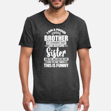 Bror bror - Vintage T-skjorte for menn