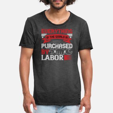 Labour Day Labour Day - Men&#39;s Vintage T-Shirt