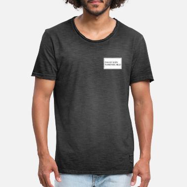 Namensschild Namensschild - Männer Vintage T-Shirt