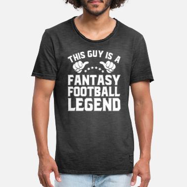 This Guy Needs A Beer This Guy Is A Fantasy Football Legend - Vintage T-skjorte for menn