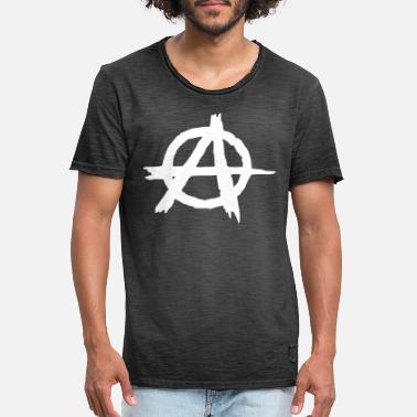 Anarkia anarkia - Miesten vintage t-paita