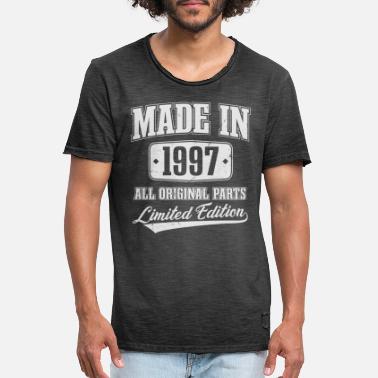 1997 1997 Jahrgang geboren Vintage Geburtstag Retro - Männer Vintage T-Shirt
