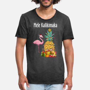 Mel mele kalikimaka - Vintage T-skjorte for menn