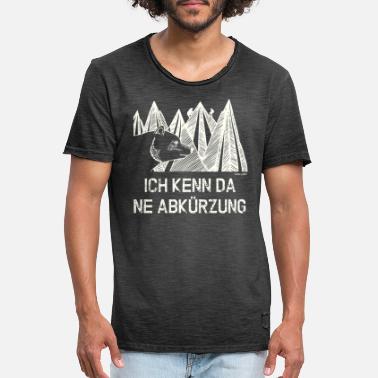 Abkürzung ICH KENN DA NE ABKÜZUNG - Wander T-Shirt - Männer Vintage T-Shirt