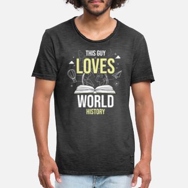 Historier historie historie - Vintage T-skjorte for menn