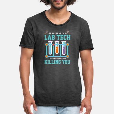 Laboratoire Médecine Laboratoire Technique Technicien de laboratoire - T-shirt vintage Homme
