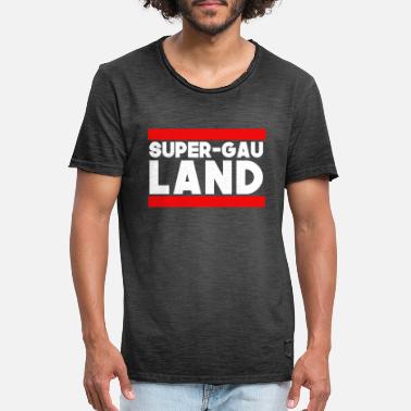 Super-gau Super-Gau Land - Männer Vintage T-Shirt