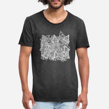 Underground cool chemise géométrique minimale pour la tendance hipster - T-shirt vintage Homme