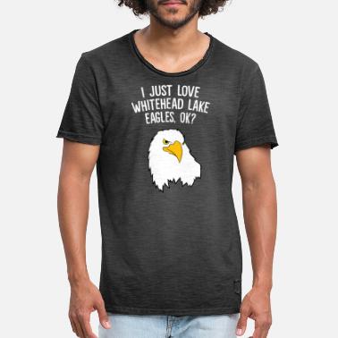 Oiseau De Proie Pygargues à tête blanche - I just love whitehead - T-shirt vintage Homme
