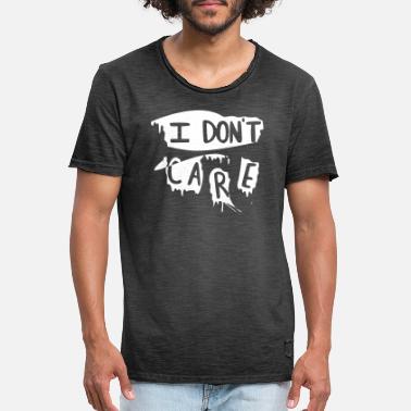 Väline en välitä - en välitä - Miesten vintage t-paita