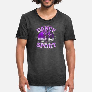 Jente Dans er sporten min - Vintage T-skjorte for menn