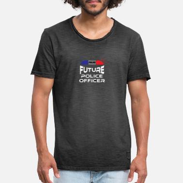 Kandydat Kandydat na praktykanta do szkolenia policji - Koszulka męska vintage