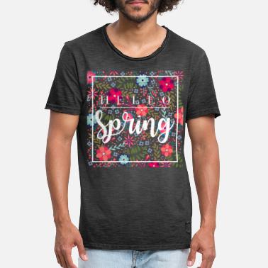 Wiosna wiosna - Koszulka męska vintage