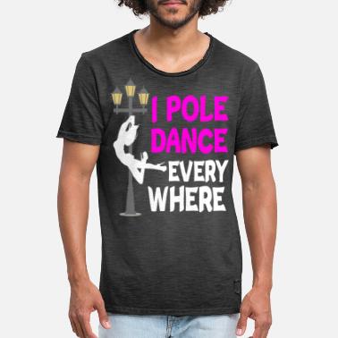Nachtclub Pole Dance Nachtclub - Männer Vintage T-Shirt