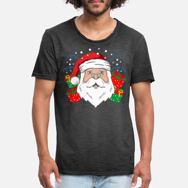 Santa Santa Santa Claus - Men&#39;s Vintage T-Shirt