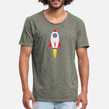 Raketenschiff Raketenschiff - Männer Vintage T-Shirt