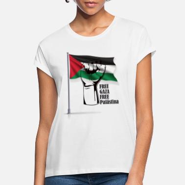 Gaza Fritt Gaza - Fritt Palestina - Palestina - Oversize T-skjorte for kvinner