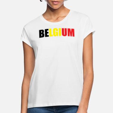 Belgia Belgia Belgia - Oversize T-skjorte for kvinner