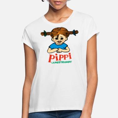 Pippi Langstrumpf Logo - Frauen Oversize T-Shirt