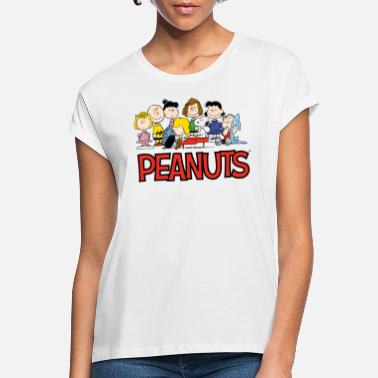 Peanuts Snoopy i jego przyjaciele Logo - Koszulka damska oversize