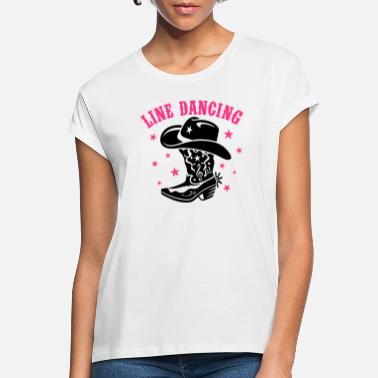 Line LINE DANCING, LINE DANCE - Women&#39;s Loose Fit T-Shirt