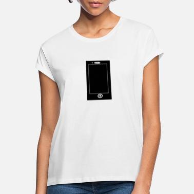 Mobil mobil - Oversize T-skjorte for kvinner