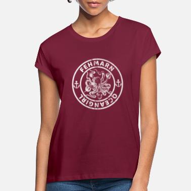 Øygutt Femern Oceangirl Design gaveide kvinner - Oversize T-skjorte for kvinner