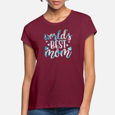 World Trade Center world best mom - T-shirt oversize Femme
