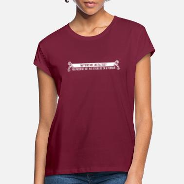 Sportscar Sticker on a sportscar - tattoo shirt - Women&#39;s Loose Fit T-Shirt
